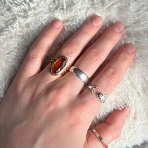 Vintage Avon Amber Ring